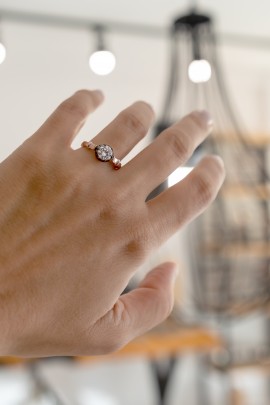 ELMAS MONTÜR TEK TAŞ YÜZÜK 1