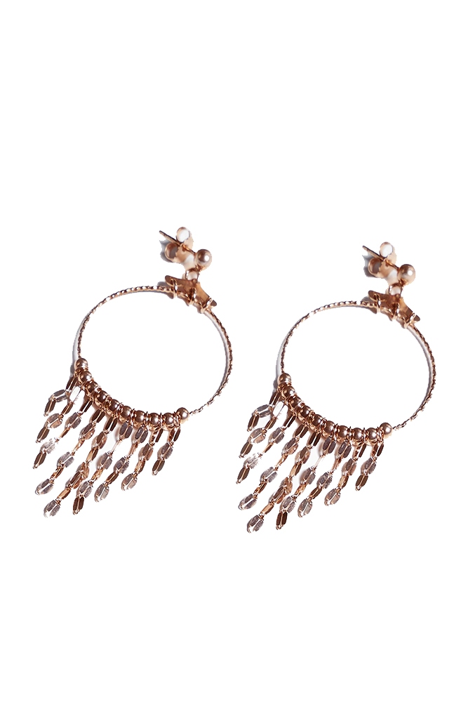 İTALYAN ZİNCİRLİ HALKA KÜPE