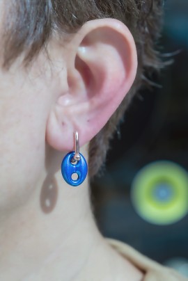 MAVİ HEMATİT KÜPE