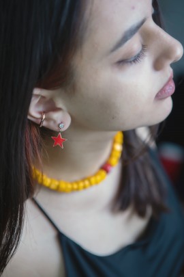 MİNELİ YILDIZ KÜPE