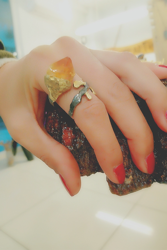 OTANTİK TURMALİN TAŞLI YÜZÜK