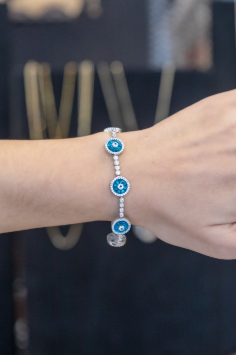 BEŞ GÖZ NAZAR SUYOLU BİLEKLİK