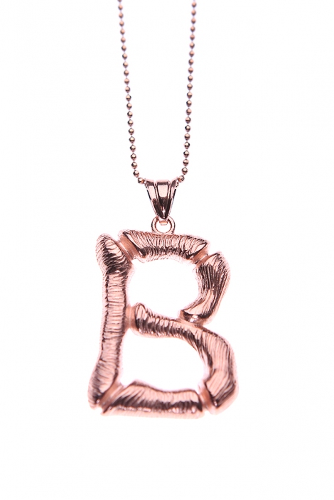 CELİNE B HARFİ KOLYE UCU