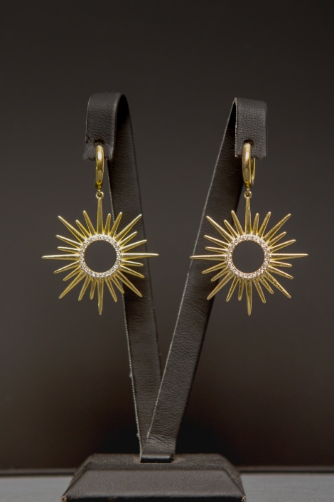 GÜNEŞ TAŞLI KÜPE