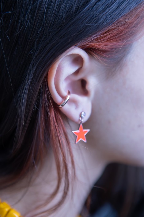 MİNELİ YILDIZ KÜPE