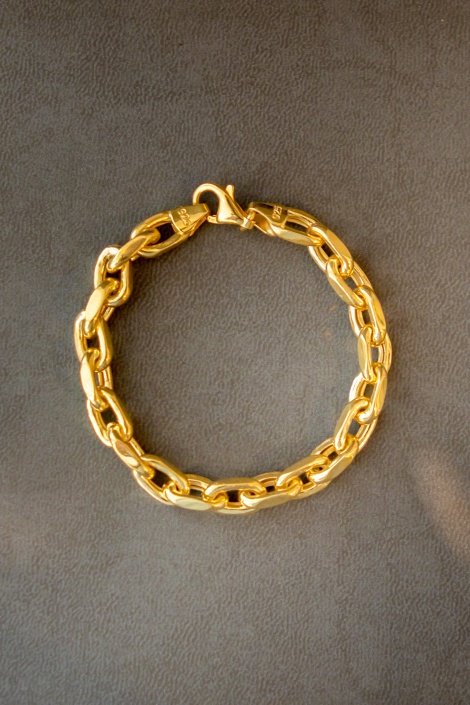 OVAL HALKA ZİNCİR BİLEKLİK