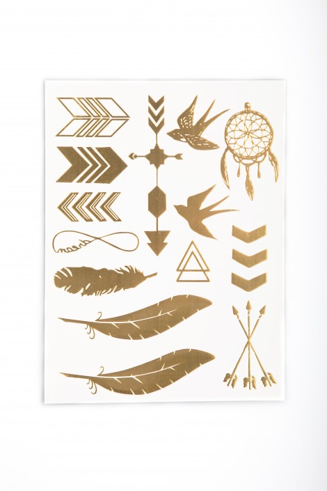 TATTOO SILVER VE GOLD 10