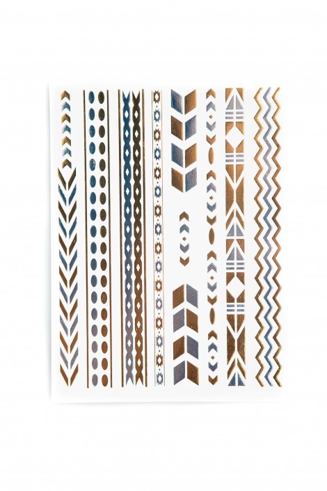 TATTOO SILVER VE GOLD 1