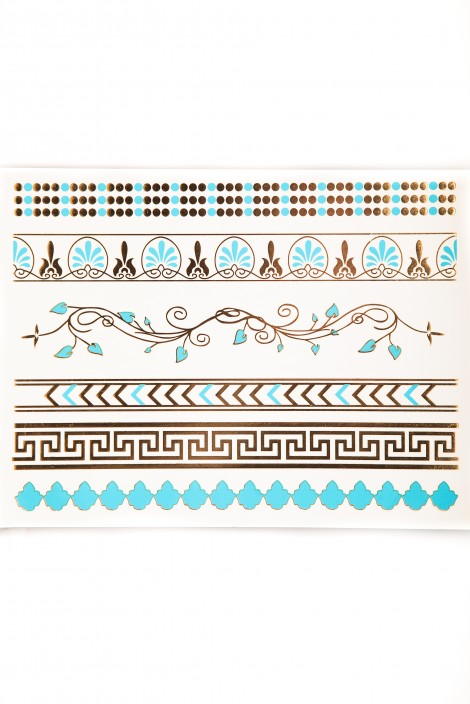 TATTOO SILVER VE GOLD 7