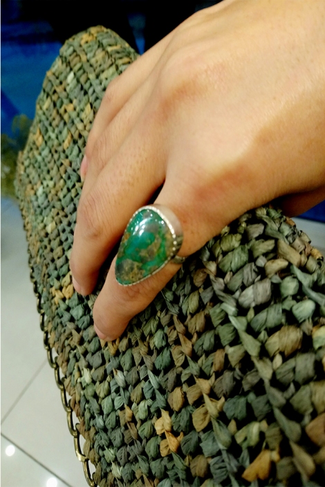 YEŞİL VARİSİT TAŞLI YÜZÜK